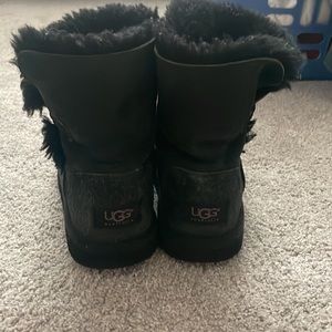 kids black UGG boots